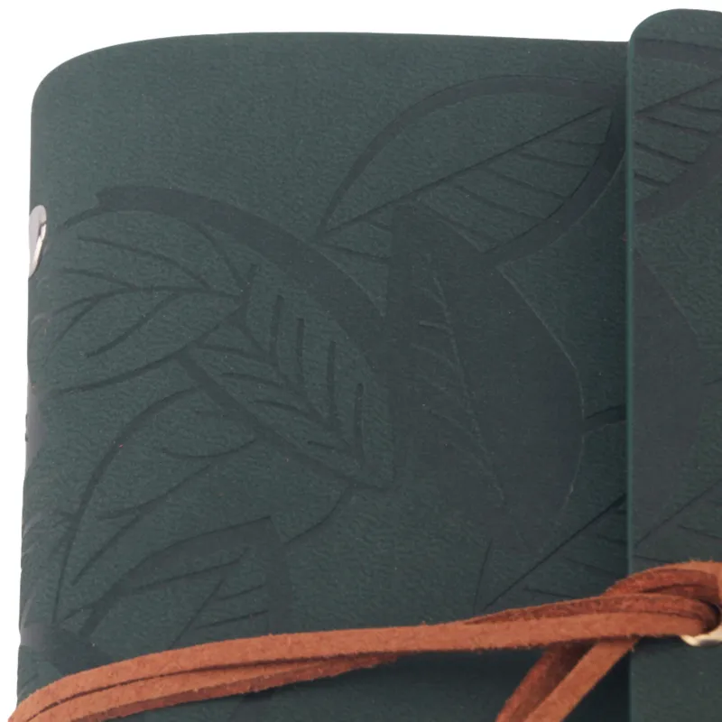 1PC Retro Leaf Notebook School Office Stationery Diary Notepad Literature PU Leather Note Book Traveler Journal Planners Gifts