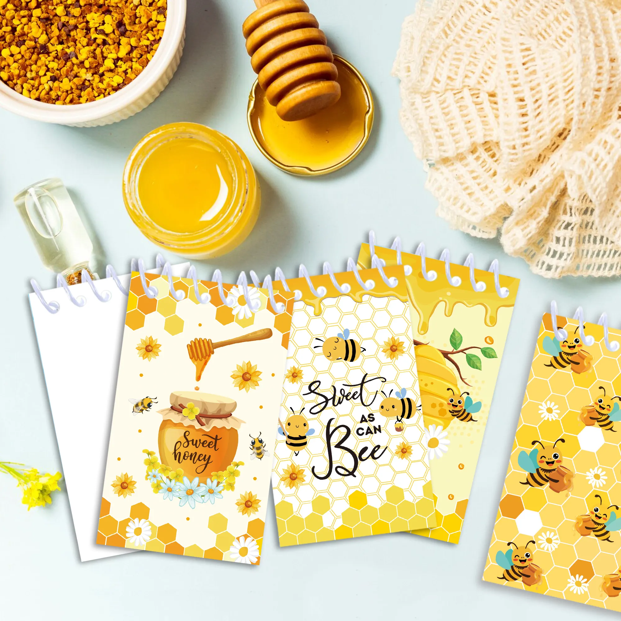 16pcs Football Mermaid Animals Mini Spiral Pocket Notebooks Memo Pad Coil Booklet Notepads For Kids Gifts Party School Diaries