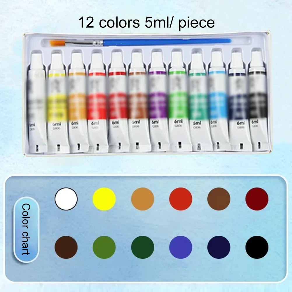 Portable Travel Watercolor Set Schmincke Watercolor 12/24 Colors Mini Walnut Paint Box Sketchbook Student Outing Art Supplies
