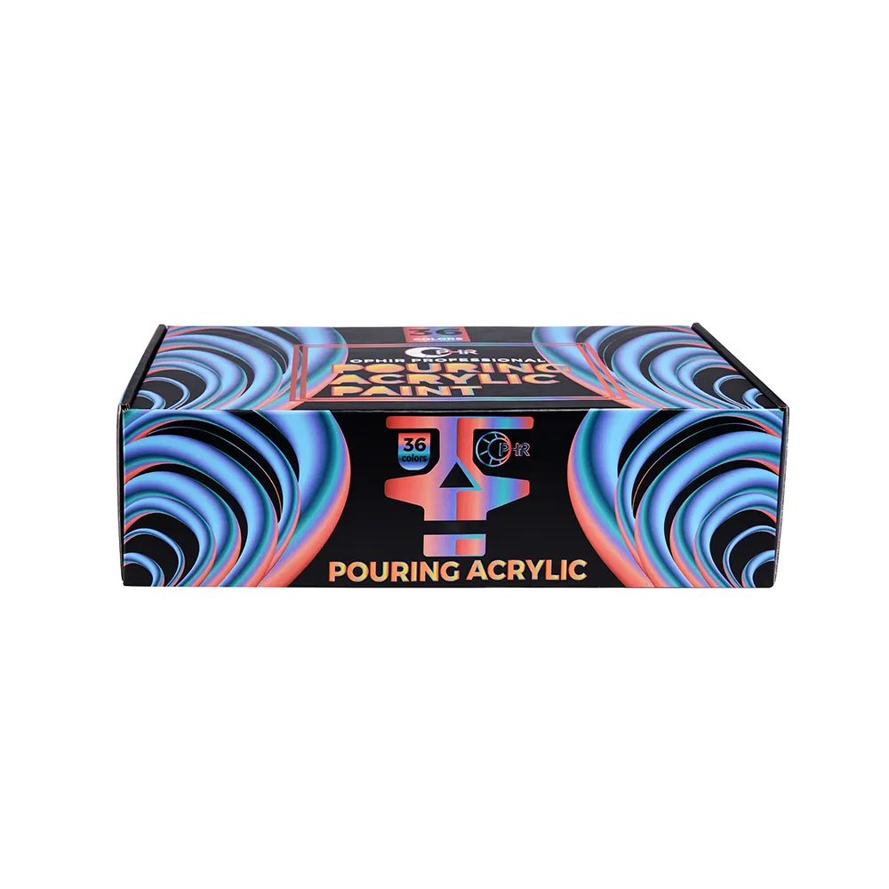 OPHIR Acrylic Pouring Paint Water-Based High Flow Arts Supply 36 Colors for Choose 100ML/Bottle TA001