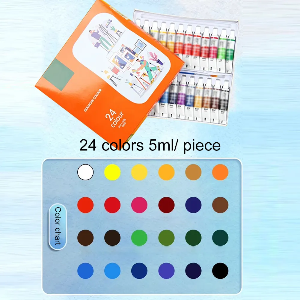 Portable Travel Watercolor Set Schmincke Watercolor 12/24 Colors Mini Walnut Paint Box Sketchbook Student Outing Art Supplies