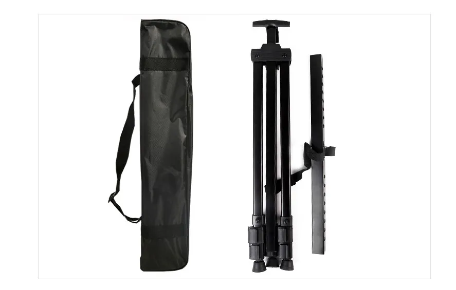 Portable Adjustable Metal Sketch Easel Sketch Drawing For Artist Art Supplies Stand Foldable Travel Easel Shelf With Bag Outdoor