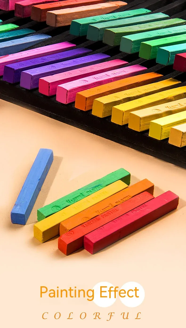 12/24/36/48 Colors Soft Pastel Masters Colored Crayon Chalk Drawing Coloring Art Supplies