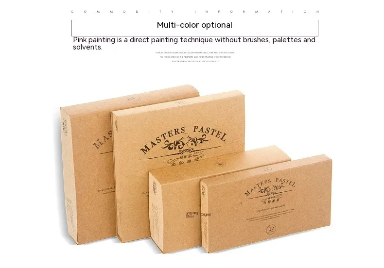 12/24/36/48 Colors Soft Pastel Masters Colored Crayon Chalk Drawing Coloring Art Supplies