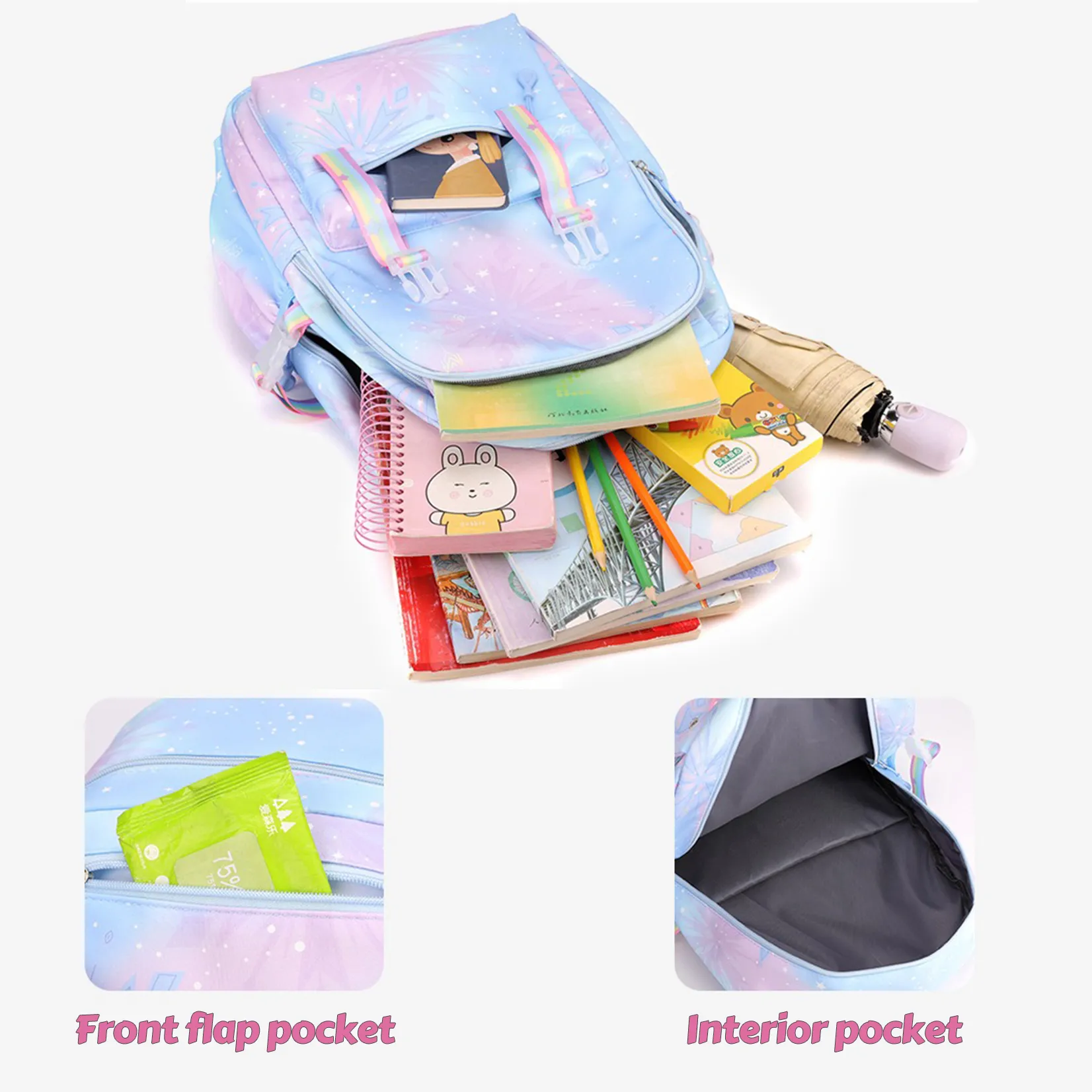 My Little Pony Backpack Boys Girls Bookbag Bag Student Teenager Children Knapsack Schoolbag Rucksack Mochila Kid Birthday Gift