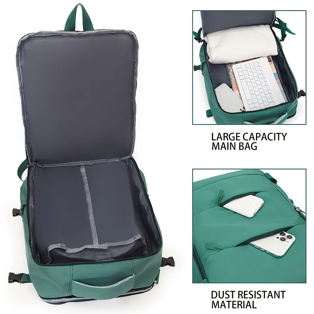 Couples Leisure Lightweight Backpack Travel Backpack Female New Backpack Student Schoolbag Large Capacity Travel Commuter Luggag