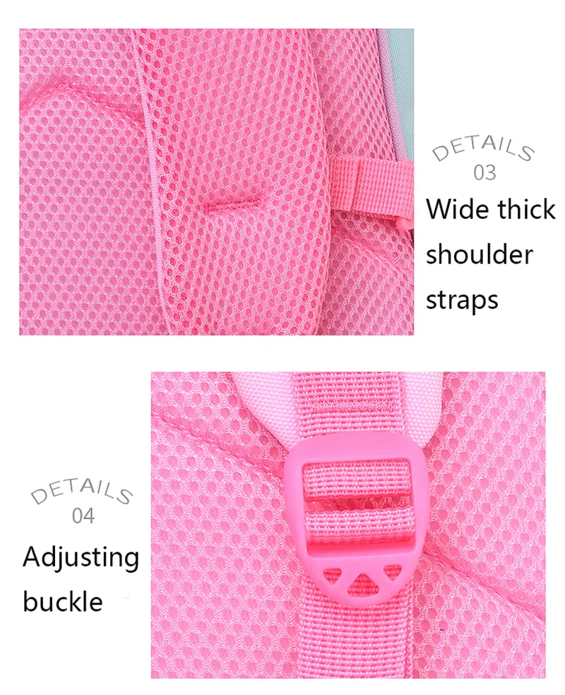 Children Girl Backpack With Large Capacity Waterproof Unicorn Print Teen School Bag for 2-16 Year Olds Cute Kawaii Kid Backpack