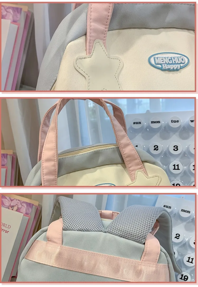 Ita Backpack Autumn High-capacity Canvas School Bag Transparent Preppy Style Girls Rucksack Teenage Display Bolsa Mujer Сумка
