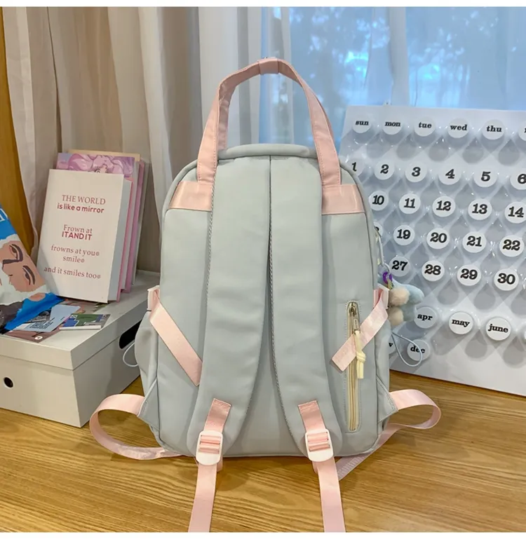 Ita Backpack Autumn High-capacity Canvas School Bag Transparent Preppy Style Girls Rucksack Teenage Display Bolsa Mujer Сумка