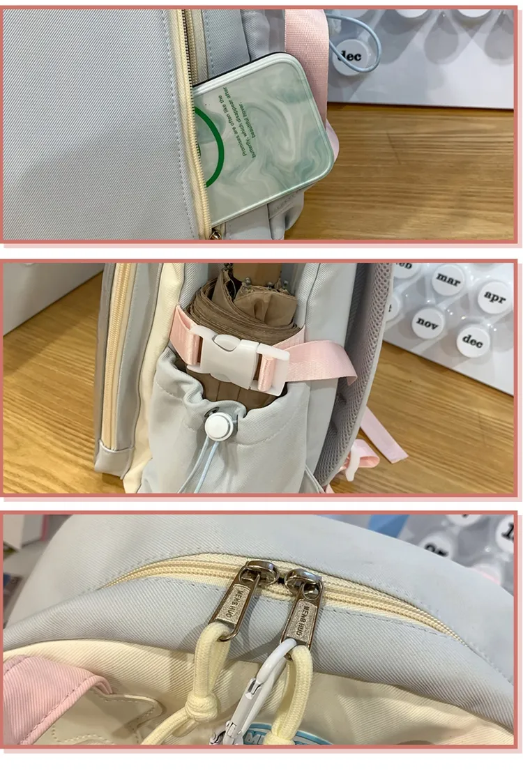 Ita Backpack Autumn High-capacity Canvas School Bag Transparent Preppy Style Girls Rucksack Teenage Display Bolsa Mujer Сумка
