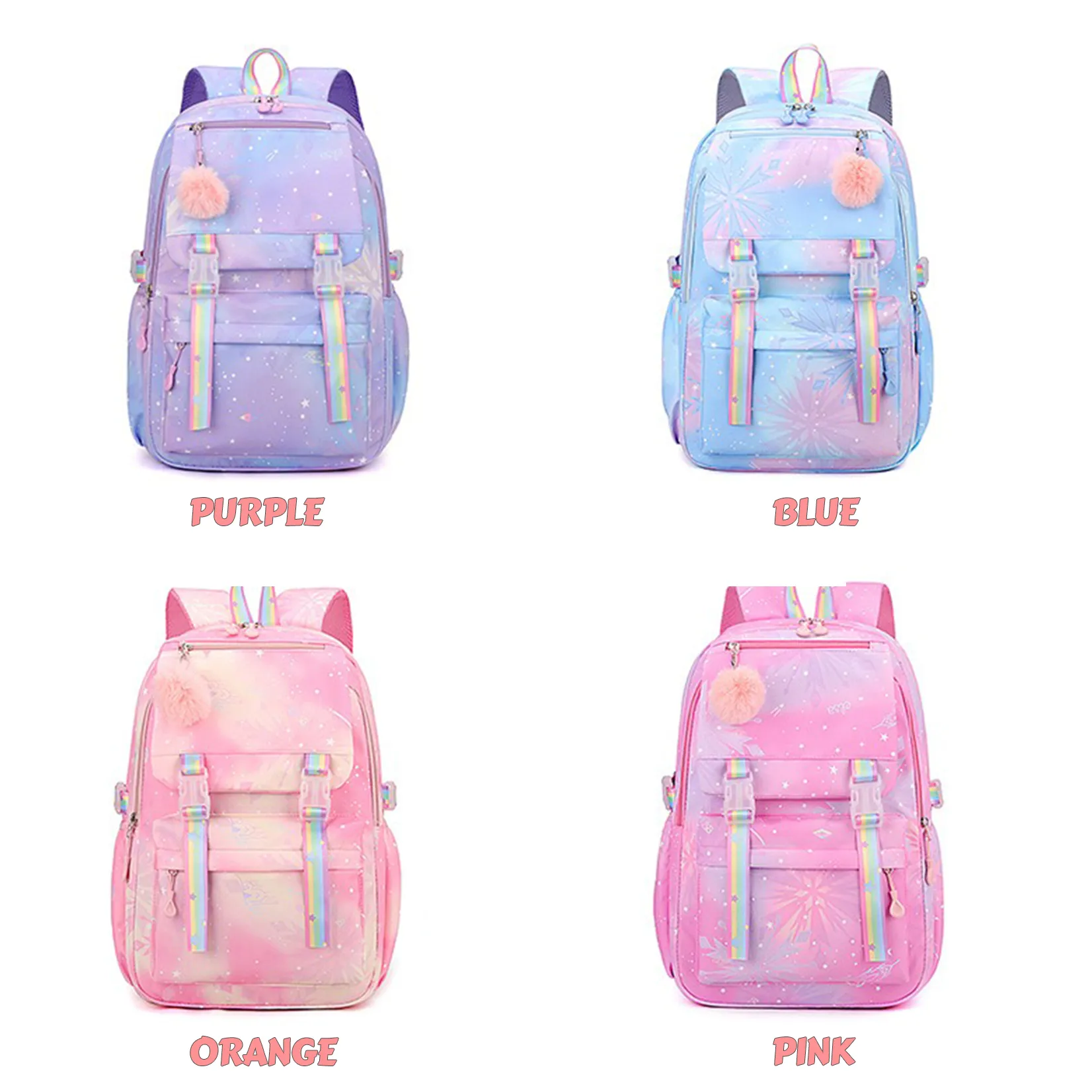 My Little Pony Backpack Boys Girls Bookbag Bag Student Teenager Children Knapsack Schoolbag Rucksack Mochila Kid Birthday Gift