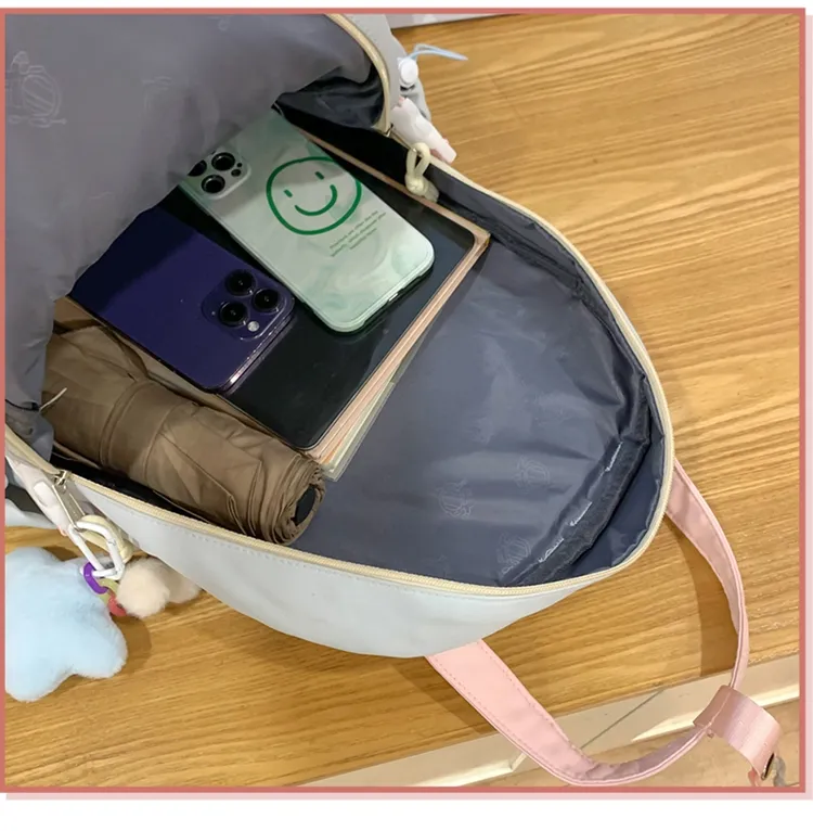 Ita Backpack Autumn High-capacity Canvas School Bag Transparent Preppy Style Girls Rucksack Teenage Display Bolsa Mujer Сумка