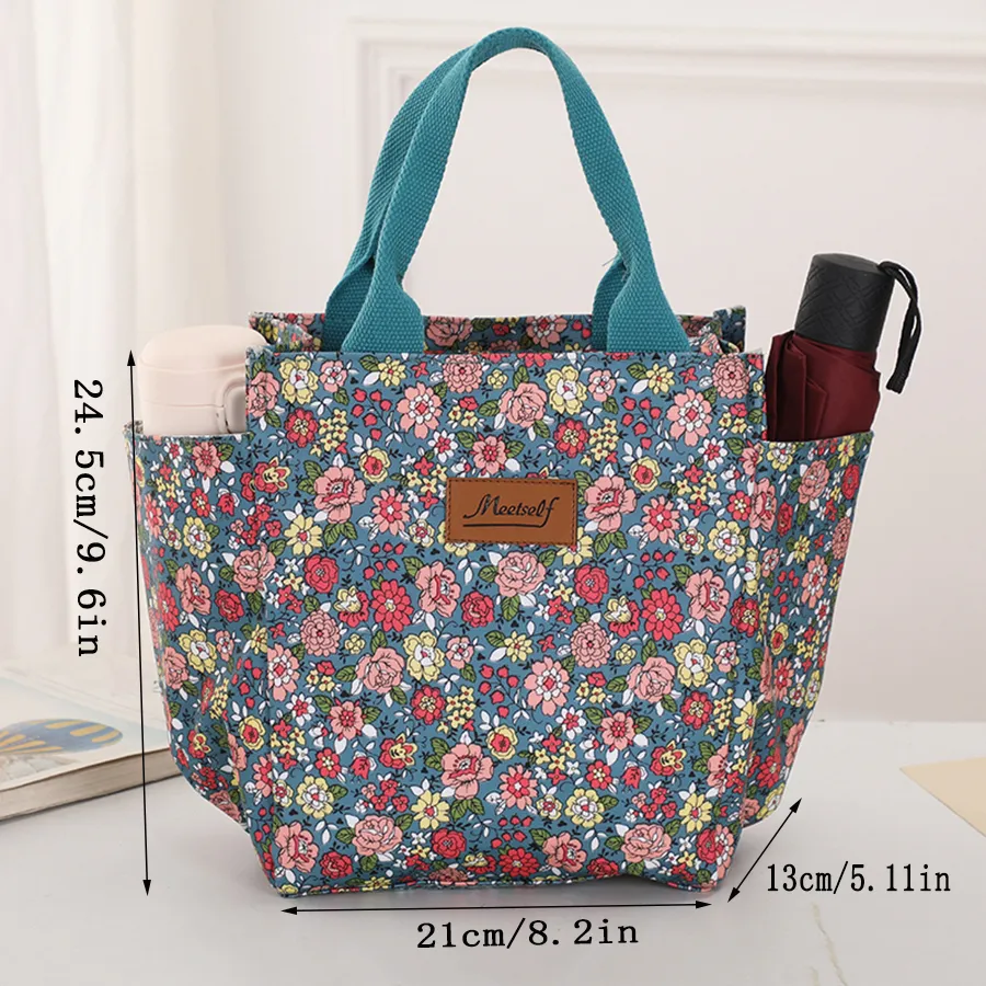 Office workers go out with a lunch box bag thermal bento bag fashion handbag carry mommy bag