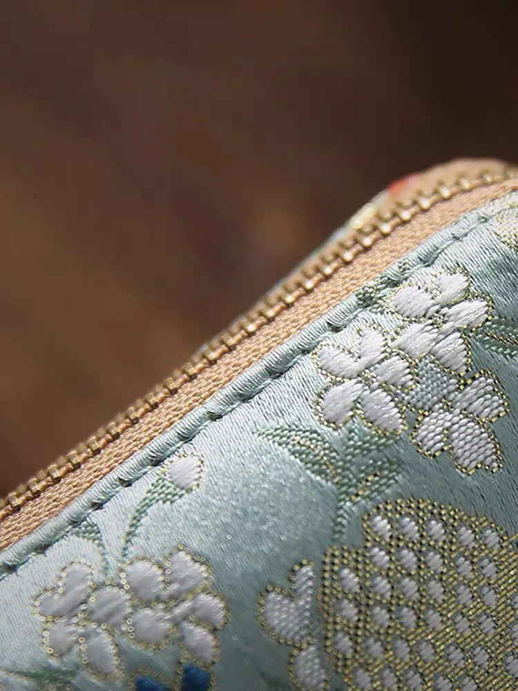 Kawaii Pencil Case Retro Pen Case School Supplies Trousse Scolaire Fabric Embroidery Pencil Bags Student Stationery Pencil Cases