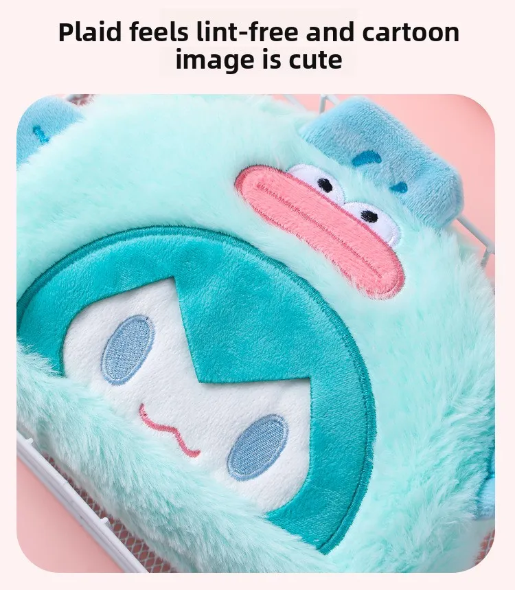 Miku Plush Pencil Case Large Capacity Cartoon Stationery Bag Cute Creative Design For Students Kawaii Hatsune Miku Gift for Girl