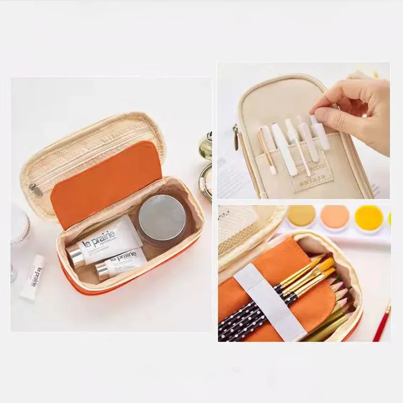 Kawaii Pencil Cases Large Capacity Pencil Bag Pouch Holder Box for Girls Office Students Organizer School Stationery Supplies
