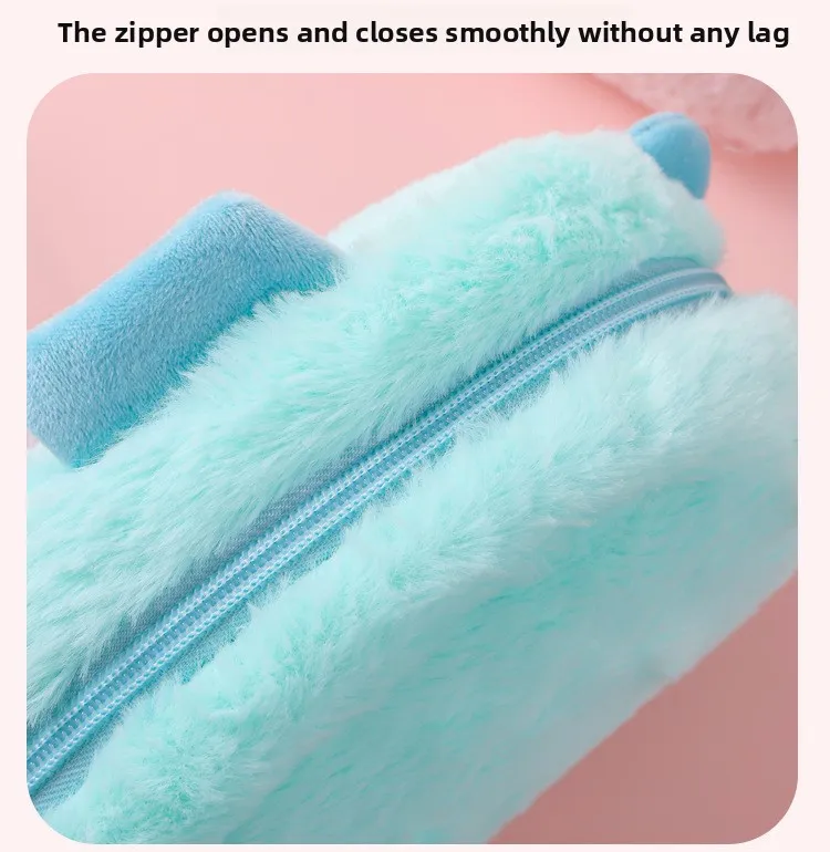 Miku Plush Pencil Case Large Capacity Cartoon Stationery Bag Cute Creative Design For Students Kawaii Hatsune Miku Gift for Girl