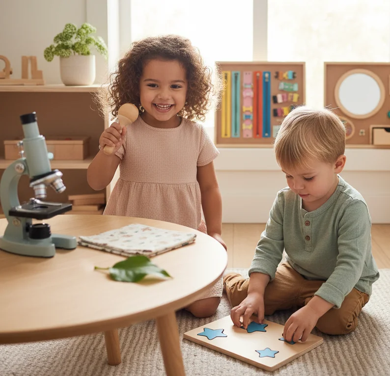 Smart Play, Happy Minds: Montessori Game & Toys for Learning & Education