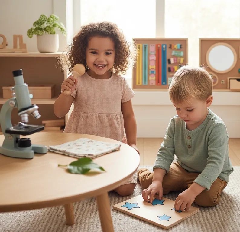 Smart Play, Happy Minds: Montessori Game & Toys for Learning & Education