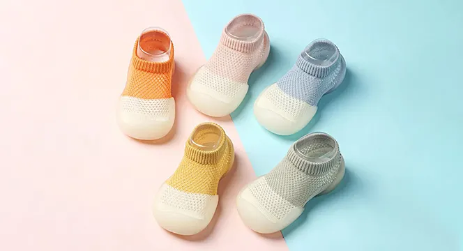 Baby First Walkers – Soft Sole Mesh Shoes for Toddlers